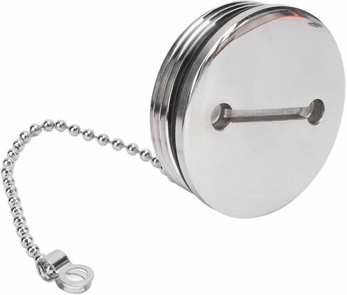 2 Inch Boat Fuel Tank Cap 316 Stainless Steel Polished Deck Fill Cap with Key Marine Hardware for Yachts Caravans RV Trucks Boat Fuel Tank CapBoat Gas Fill Cap in Saudi Arabia