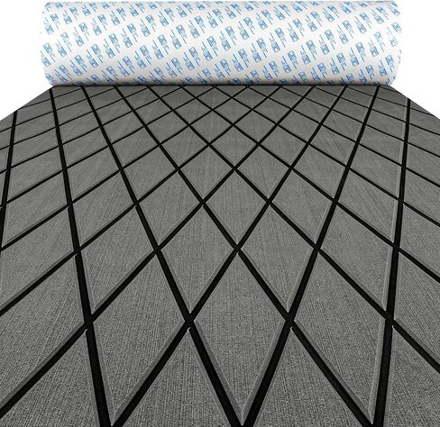 OCEANBROAD أرضيات قارب بنمط ماسي ذاتية اللصق من إسفنج EVA للتزيين البحري ورقة غير قابلة للانزلاق للقوارب in Kuwait