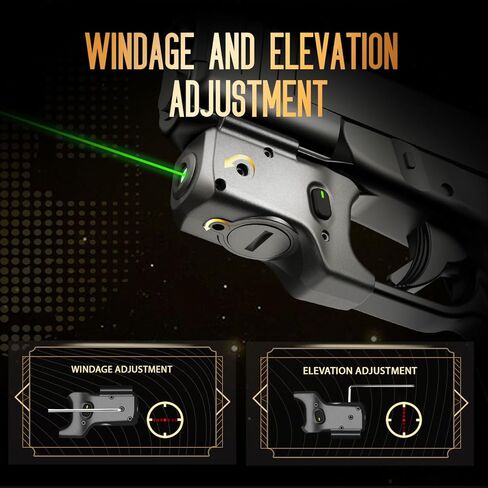 منظار ليزر أخضر من WARRIORLAND مصمم ليناسب Glock 48 مع مجموعة الحافظة، ومنظار شعاع أخضر مع مؤشر الطاقة، وحافظة IWB Kydex مصنوعة خصيصًا لليد اليمنى، WLS-105G w/ G48 in Saudi Arabia