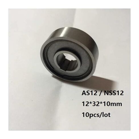 10pcs/lot AS12 NSS12 12 * 32 * 10mm Backstop One Way Clutch Bearing Roller Type Bearings 12×32×10mm in Saudi Arabia