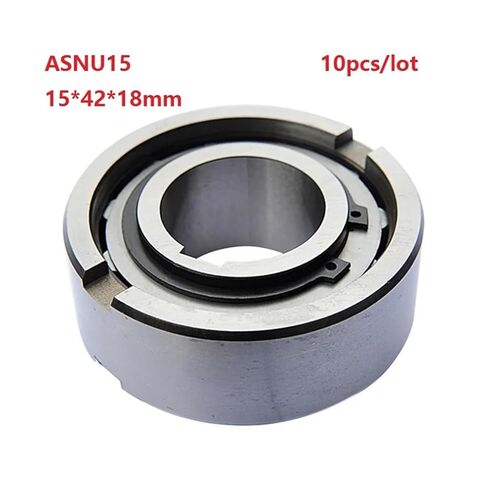 10 قطعة/الوحدة ASNU15 NFS15 طريقة واحدة مخلب الأسطوانة نوع محامل 15 × 42 × 18 مللي متر Sprag Freewheel مساندة 15*42*18 مللي متر in Saudi Arabia