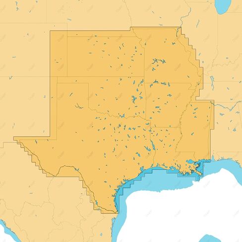 C-MAP M-NA-T-215-R-MS Reveal X - US Lakes - South Central Marine Mapping Chart Card in Kuwait