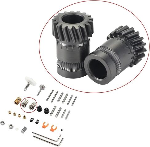 لـ fysetc ترس حلزوني قوة صلابة عالية قالب فولاذي تروس مطور لـ Mini V1 V2 لبثق شيربا طارد تروس مزدوج in Kuwait