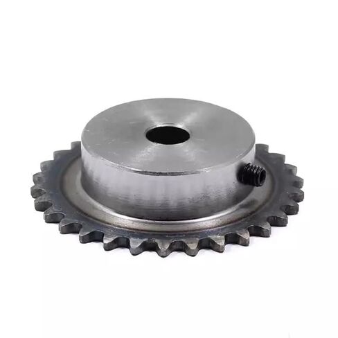 04C Sprocket 36Teeth Inner Hole 8/10/12mm 25H 45# Steel Table Wheel Finished Screw M5(8mm,3pc 04C-36 Teeth) in Saudi Arabia
