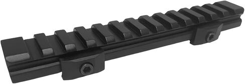 TPO 13 فتحة Picatinny Rail Riser Mount (0.5 بوصة/0.83 بوصة/1 بوصة ارتفاع)، 5.7 بوصة رؤية من خلال Picatinny Riser Mount للنقاط الحمراء والنطاقات والبصريات والمصابيح الكاشفة in Kuwait