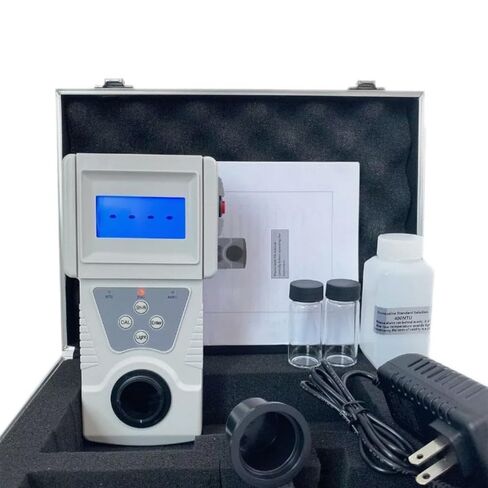 Turbidimeters Portable Turbidity Meter with Formazine Standard Turbidity Solution Measuring Range 0 to 200 NTU Minimum Indication 0.1 NTU Measuring Principle 90° Scattered Light in Kuwait