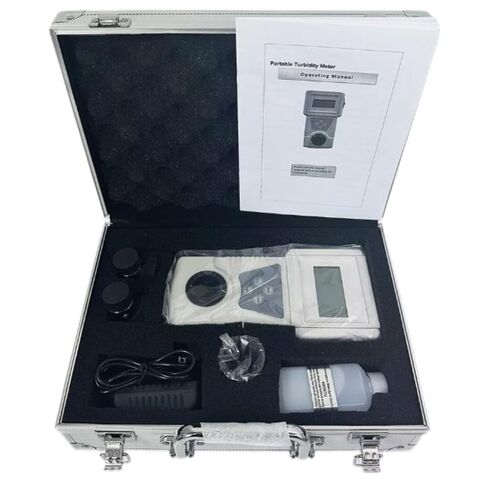 Turbidimeters Portable Turbidity Meter with Formazine Standard Turbidity Solution Measuring Range 0 to 200 NTU Minimum Indication 0.1 NTU Measuring Principle 90° Scattered Light in Kuwait