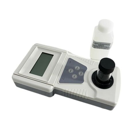Portable Turbidity Meter Digital Turbidimeter with Formazine Standard Turbidity Solution Measurement Range 0-20NTU Measuring Principle 90° Scattered Light Resolution 0.01 in Kuwait