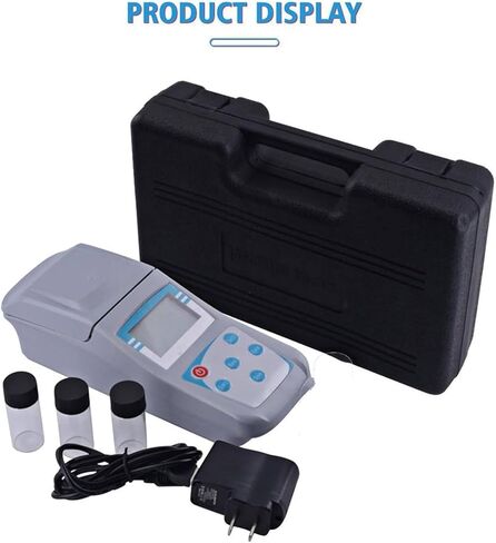 Turbidimeter, Lab Turbidity Meter, Water Quality Turbidity Detection Analyzer, Measuring Range 0-200 NTU,with Backlight in Saudi Arabia