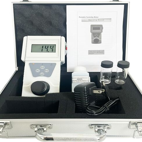 مقياس التعكر المحمول باليد مع نطاق قياس من 0 إلى 200 NTU الحد الأدنى للإشارة 0.1 NTU Formazine Standard Turbidity Solution لاختبار تعكر السوائل in Kuwait