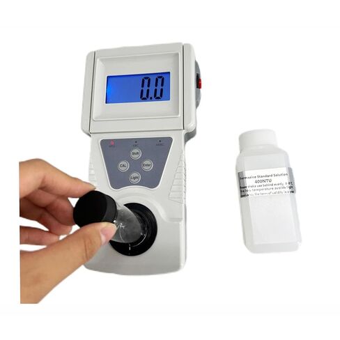 Handheld Turbidimeters Turbidity Measurement Instrument with Standard Turbidity Solution Measurement Range 0-20NTU Measuring Principle 90° Scattered Light LCD Display Resolution 0.01 in Kuwait