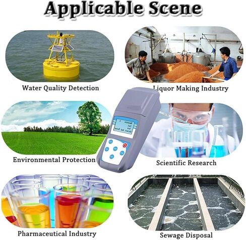 Digital Turbidity Meter,Digital Display Sewage Turbidity Meter, 90°Scattered Light Accuracy,Water Quality Turbidity Analyzer Tester in Saudi Arabia