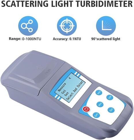 Portable Turbidity Meter, Handheld Digital Turbidity Tester, with Backlight,for Swimming Pool Laboratory in Saudi Arabia
