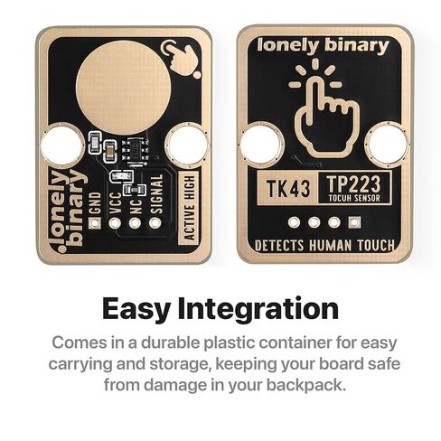وحدة تبديل لمس TTP223 مكونة من 12 قطعة، إصدار ذهبي، مستشعر لمس سعوي TTP223 KIT، طلاء ذهبي ممتاز خالٍ من الرصاص متوافق مع Arduino IDE، Raspberry Pi Pico، ESP32-S3 in Kuwait