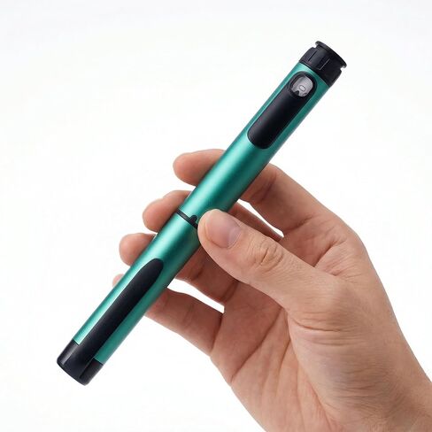 حاقن قلم الببتيد 80 وحدة، أقلام الببتيد V1 القابلة لإعادة الاستخدام لخراطيش 3 مل - للاستخدام اليومي مع مكبس ناعم وحقيبة سفر، توافق عالمي، يتضمن 50 وسادة إعداد، أخضر in Kuwait