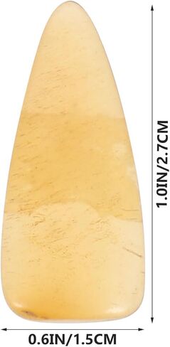 BESTYASH سميكة Guzheng الأظافر القرن حماة الأصابع متوسطة الحجم لون عشوائي Guzheng الأظافر وهمية لممارسة سلسلة أداة in Kuwait