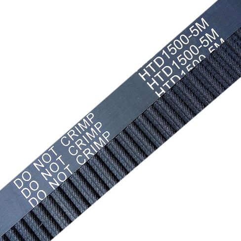 HTD5M 1500-5M Timing Belt Teeth=300 Length 1500mm Width 10mm 15mm 20mm HTD 5M Timing Belt Rubber Closed-Loop Belt 1500 Belt 5M Pulley (Size : Width 10mm) in Kuwait