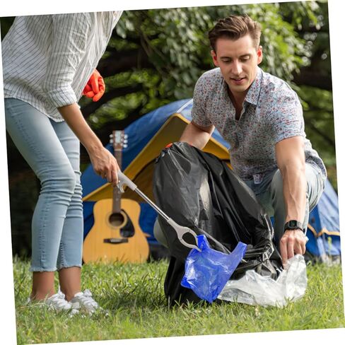 60cm Stainless Steel Trash Clamp Garbage Picker Rubbish Pick up Tool with Thickened Plastic Grip for Outdoor Waste Collection and Sanitation Cleaning in Saudi Arabia