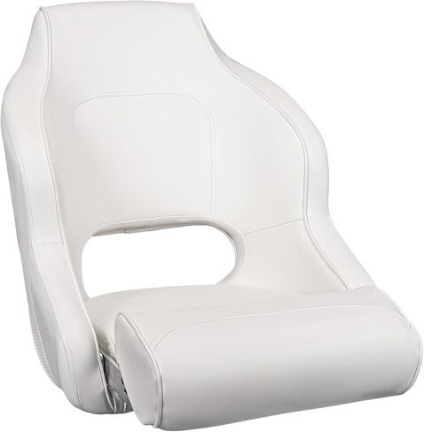 High Back Pontoon Captain Seat Marine Boat Bucket Seats Premium Sports Flip Up Captains Chair with Armrest in Saudi Arabia