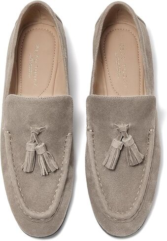 Beau Today Suede Tassel Laiders for Women ، تنزلق على أحذية شقق مريحة ، وخفيفة الوزن للسيدات المتوازيات ، اللباس ، والأعمال التجارية غير الرسمية القيادة in Saudi Arabia