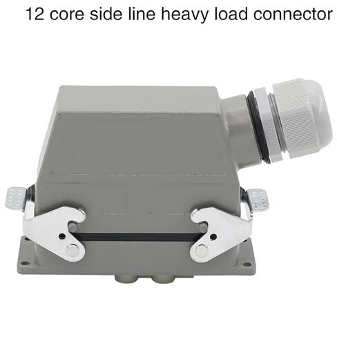 Rectangular Heavy Duty Connector HDC-HK-4/8 12 Core Pins Waterproof Industrial Tool Socket 80A+16A 500V(Lateral line) in Saudi Arabia