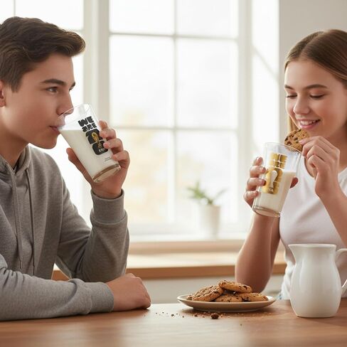 كأس العالم لكرة القدم 2026 إصدار مرخص رسميًا من كأس نصف لتر (مجموعة من قطعتين BLK/GLD) - 16 أونصة لكل قطعة. مجموعة مثالية لمشاهدة الحفلات، أو الحفلات المنزلية، أو الحانات المنزلية أو مطاعم الشواء بجودة عالية في منزلك in Kuwait