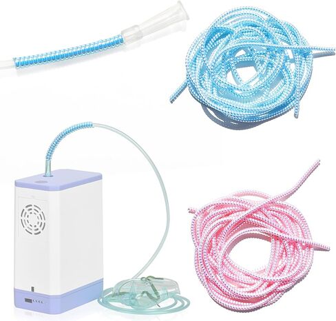 4 Pcs 5 Ft Oxygen Tube Support Crimp Straightener for Portable Oxygen Concentrator Oxygen Tank Oxygen Hose Nasal Cannula Oxygen Tubing Accessories in Saudi Arabia