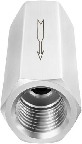 3/8" NPT Female x 3/8" NPT Female Check Valve Stainless Steel 304 One-Way Non-return Valve for Water Oil Gas 1pc in Saudi Arabia