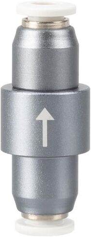 MiOYOOW Aquarium CO2 Check Valve, One Way Non-Return, Self Locking, Aluminum Alloy, 0.3 Bar Push Pressure for OD 6mm Air Pipes, Quick Connect Inline Valve for Fish Tank CO2 System in Saudi Arabia
