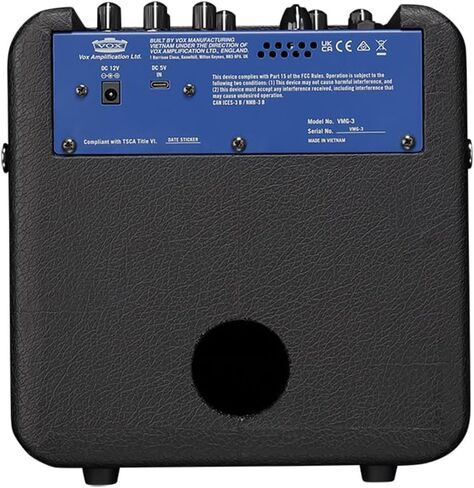Vox Mini Go 3 3-watt Portable Modeling Amp - Blue in Saudi Arabia