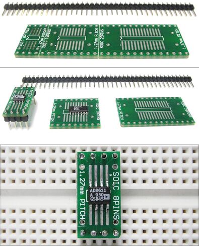 SchmartBoard|ez 1.27mm Pitch SOIC to DIP Adapter in Saudi Arabia