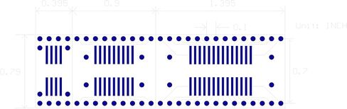 SchmartBoard|ez 1.27mm Pitch SOIC to DIP Adapter in Saudi Arabia