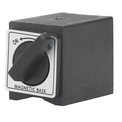 Magnetic Base Holder Bed On/Off Switch 33 Lb Holding Power M5 Threaded Dial Dial Indicator Holder for Mechanical Indicators (No Adjustment Arm) in Kuwait
