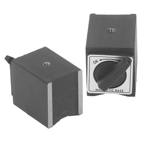 Magnetic Base Holder Bed On/Off Switch 33 Lb Holding Power M5 Threaded Dial Dial Indicator Holder for Mechanical Indicators (No Adjustment Arm) in Kuwait