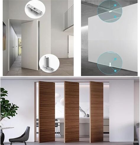 Rebound Positioning Door Closer 360° Rotation Invisible Hinge Hardware Accessories Suitable for Heavy Doors in Saudi Arabia