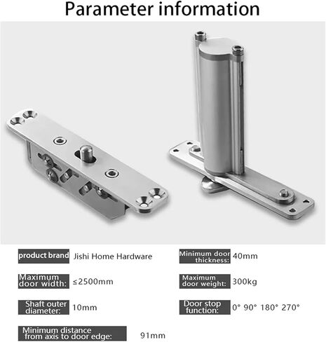 Rebound Positioning Door Closer 360° Rotation Invisible Hinge Hardware Accessories Suitable for Heavy Doors in Saudi Arabia