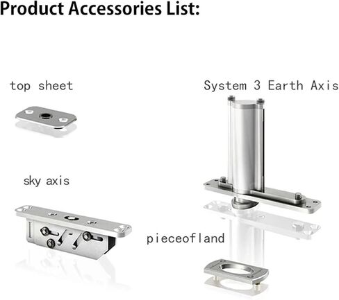 Rebound Positioning Door Closer 360° Rotation Invisible Hinge Hardware Accessories Suitable for Heavy Doors in Saudi Arabia