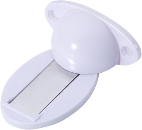 شفط بلاستيكي غير مرئي بدون ثقب غرفة نوم صامتة مضادة للتصادم باب لوحي يعمل باللمس مضاد للركلة (2 قطعة أسود) in Kuwait