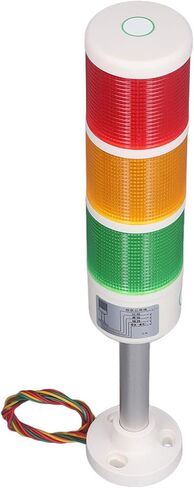 Hyuduo LED Stack Tower Light مصباح مؤشر إشارة عمود التحذير الصناعي لآلة النقش نطاق جهد واسع (24 فولت) in Kuwait