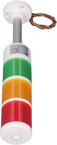 Hyuduo LED Stack Tower Light مصباح مؤشر إشارة عمود التحذير الصناعي لآلة النقش نطاق جهد واسع (24 فولت) in Kuwait