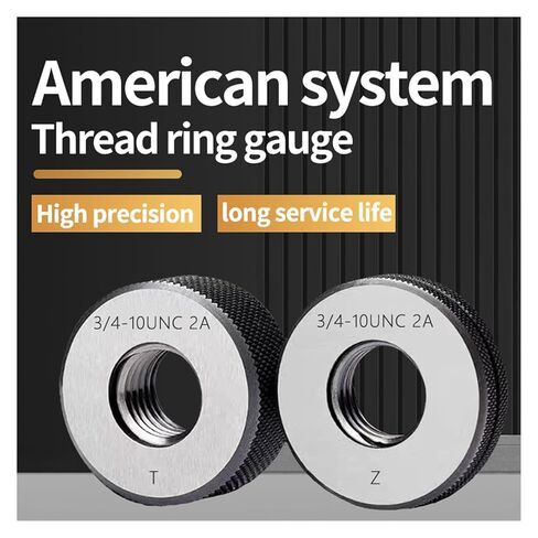 1 Set of American Non-Standard Metric fine-Tooth Thread Ring gauges, Accuracy 2A, UNC/F/EF/S U13/16 7/8(7I8-16UN-2A T Z) in Saudi Arabia