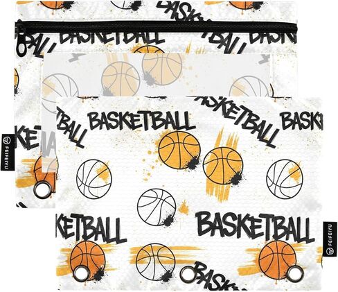 GREDECOR BINDER PENCER POUCH 3 RING PINK GRAY MARBLE MESSURE SHIPPER PUICHES CASE 2 PACK COMSTETIC FASTER in Kuwait