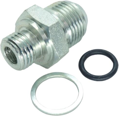 1 Piece Hydraulic Fitting 1/2 Male JIC (3/4"-16) X M14 x 1.5 Male Metric Straight Adapter in Saudi Arabia
