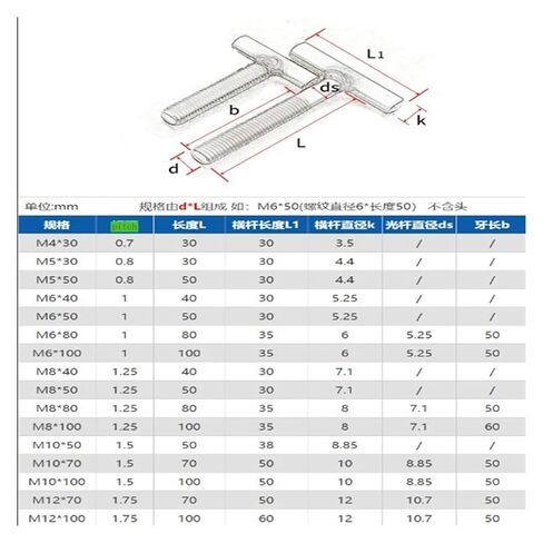 كتل الجوز المسار. M5 M6 M8 M10 M12 الفولاذ المقاوم للصدأ T-شكل برغي أسطواني لحام مسمار على شكل الترباس (M10x100mm 2 قطعة) in Kuwait