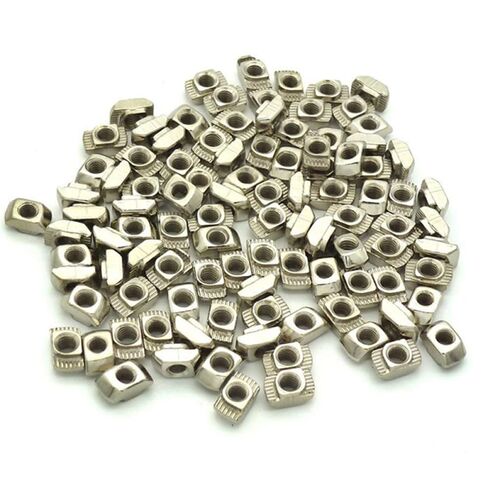 كتل الجوز المسار. صامولة منزلق T Track، صامولة T منزلق، صامولة T منزلق 1515 من الألومنيوم، صواميل بفتحة T، صواميل من الألومنيوم، رأس مطرقة M3/m4/m5 (M4 50 قطعة) in Kuwait