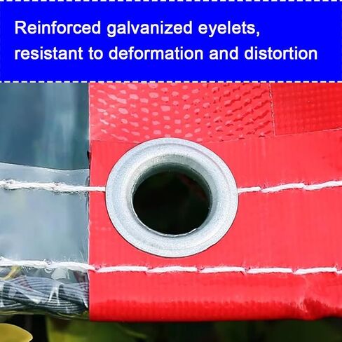 Heavy Duty PVC Partition Curtain for Car Wash, Two-Tone Transparent Divider for Patios, Decks & Porches - Industrial Curtain 4.5x9m, Durable Tarpaulin Solution in Kuwait