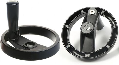 عجلة يد مجوفة قابلة للطي ثنائية الكلام مع مقبض كرنك قابل للطي، تجويف 10-20 مم، استبدال عجلة اليد للآلة الصناعية للمخرطة، آلة الطحن، مكبس الحفر والمطحنة (100 * 10 * 4 مم) in Kuwait