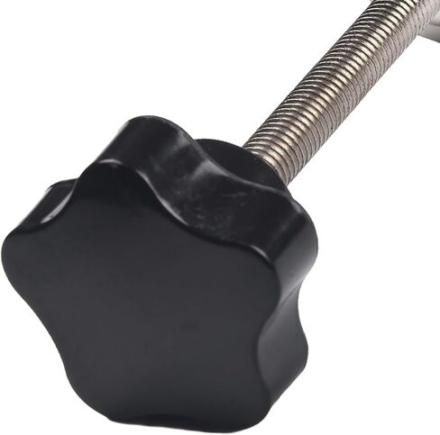 Star Knob Screw M8 x 60 mm 45# Steel Thread Clamping Hand Tightening Knob with Comfortable Grip for Mechanical Equipment and Instruments(A) in Saudi Arabia