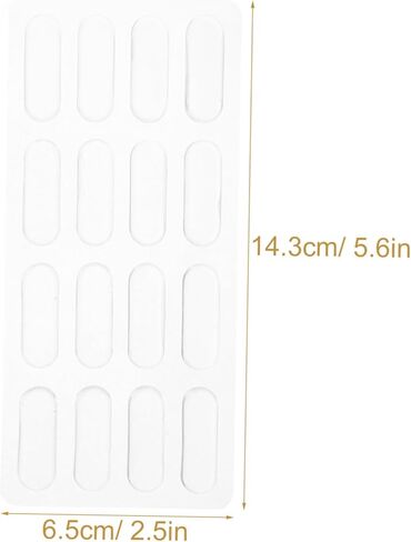Housoutil 2Pcs Silicone Cabinet Door Bumper Strips Collision Drawer Pads Versatile Furniture Protection Strong Adhesion Non Slip Design for Safe Home in Saudi Arabia