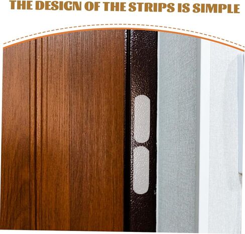 Housoutil 2Pcs Silicone Cabinet Door Bumper Strips Collision Drawer Pads Versatile Furniture Protection Strong Adhesion Non Slip Design for Safe Home in Saudi Arabia